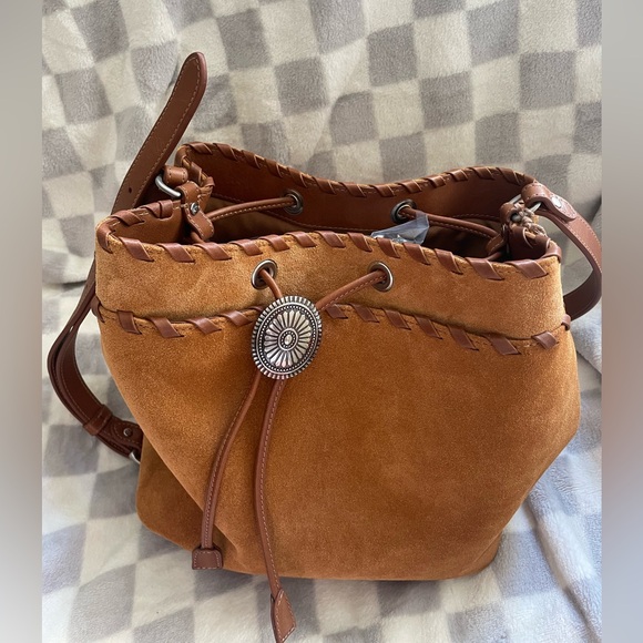 Tecovas Suede Bolo Bucket Bag - new - Picture 9 of 9
